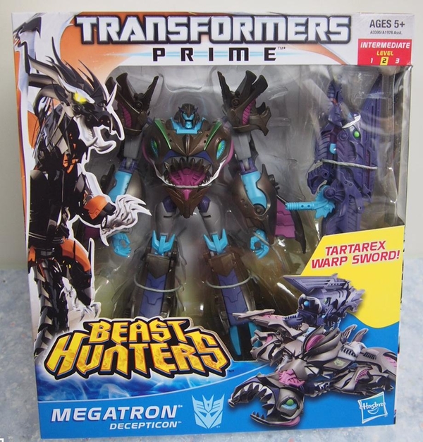 Transformers Prime Beast Hunters Voyager Megatron Image Of Sharkticon Redeco In Box (1 of 1)